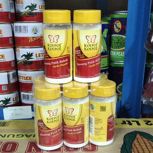 Bawang putih bubuk 130 gr / Garlic powder / bawang putih bubuk koepoe koepoe