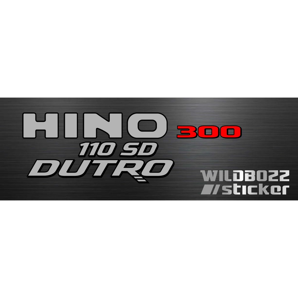 sticker HINO 300 DUTRO