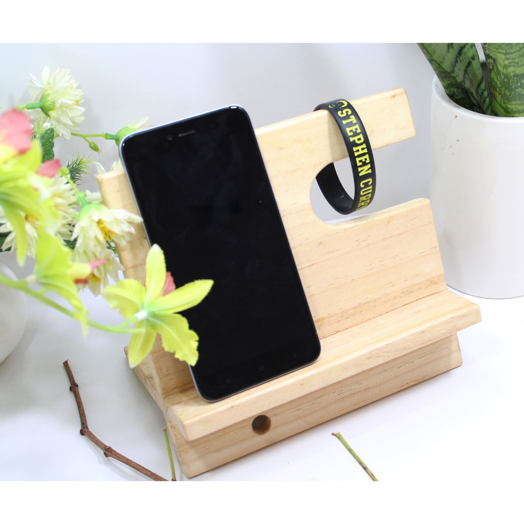 Phone Holder / Sandaran HP / Sandaran HP Kayu