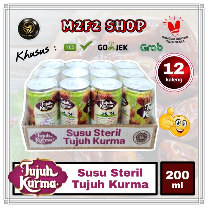 

Susu Steril Tujuh Kurma - 200 ml Kemasan Karton (Khusus Gojek/Grab)