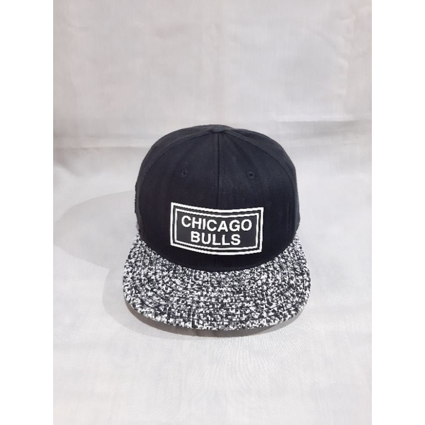 Topi Snapback NBA Chicago Bulls Second Branded
