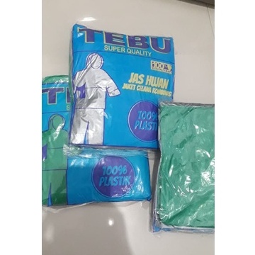 Jas Hujan Jaket Celana Tebu Plastik