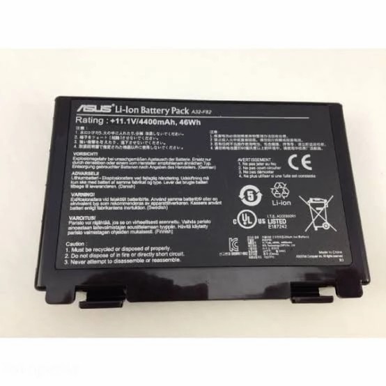 Original Baterai Laptop ASUS F82, F83S, K40, K40E K40ie K40N, K40i, K40ib, K40IL, K40in, K40IP, K40s, K40IJ, K40IN, K401N Series