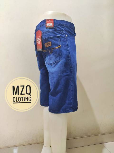 CELANA PENDEK JEANS STANDAR PRIA / CELANA PENDEK DENIM REGULER PRIA 27 sampai 38