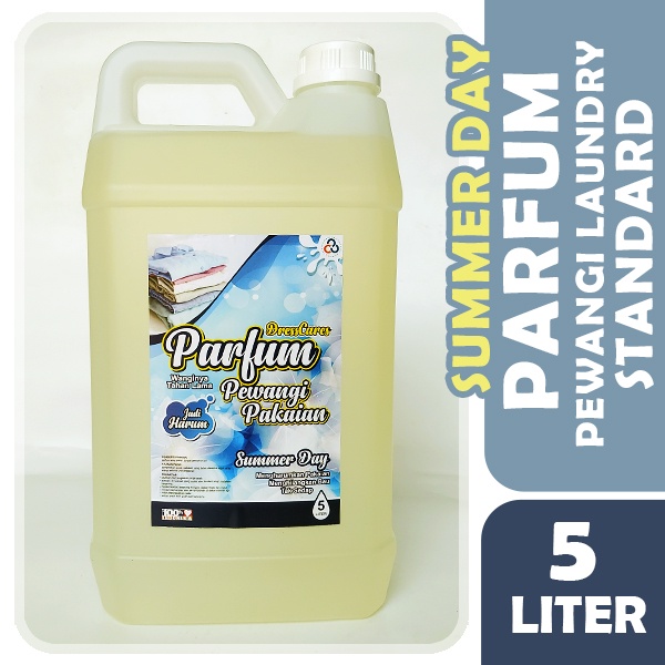 Parfum Laundry 5 LITER Pewangi Pakaian 6 aroma (EXOTIC-SNAPY-SAKURA-SUMMERDAY-DB-AKASIA)