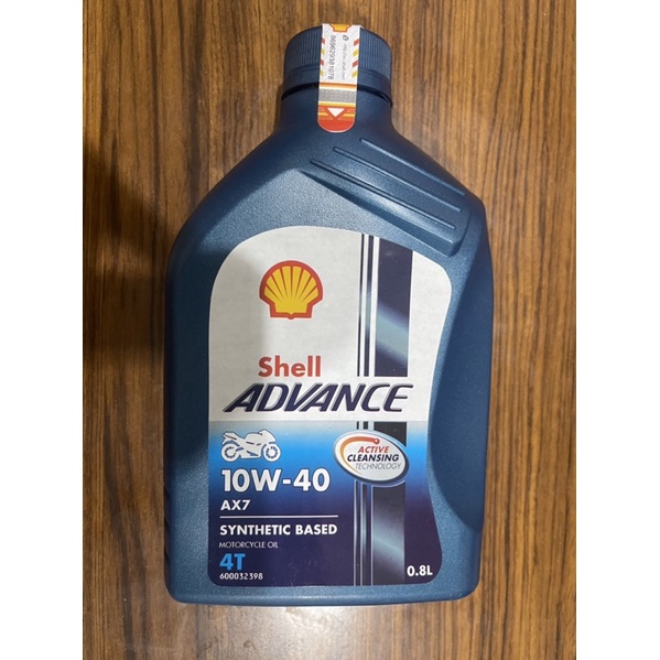 Oli SHELL ADVANCE AX7 10W-40 0.8L 800ml