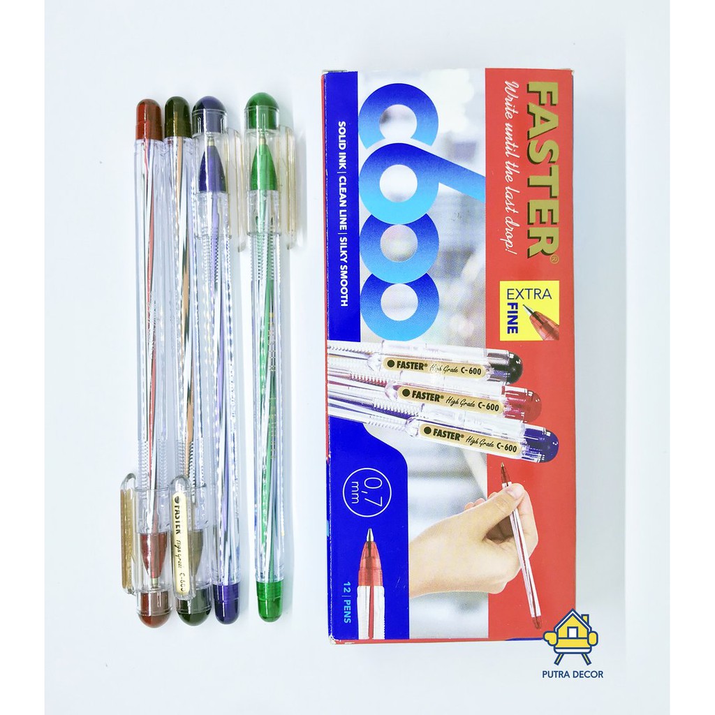 

Pulpen / Bolpen Faster C600 original