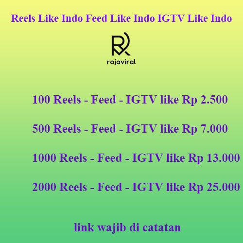 Viralnya - Jasa Like Instagram Indonesia Murah Real Aktif | Like IG Foto Video Reels Tanpa Password 