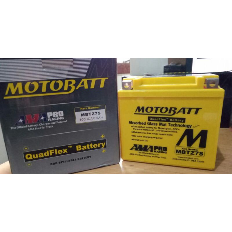 Accu Motobatt / Aki Motobatt / Motor KLX 150 Satria F150 / Kering / MBZ7S
