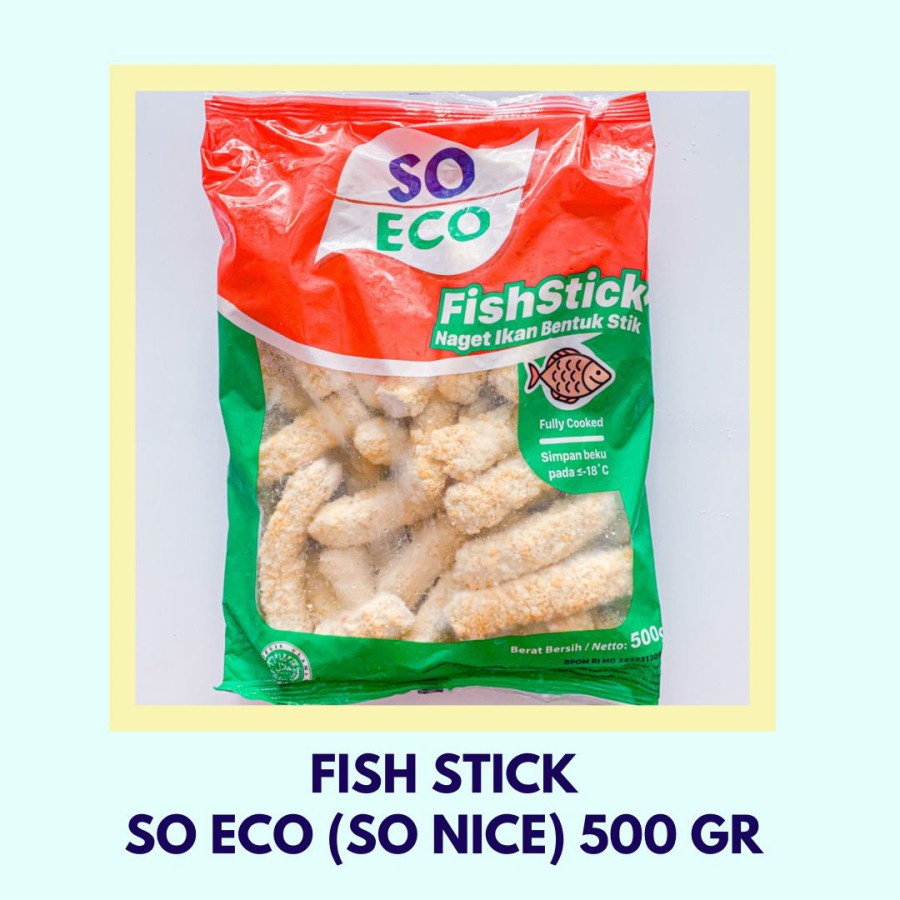 

Fish Stick So Eco (So Nice) 500gr - FROZEN FOOD