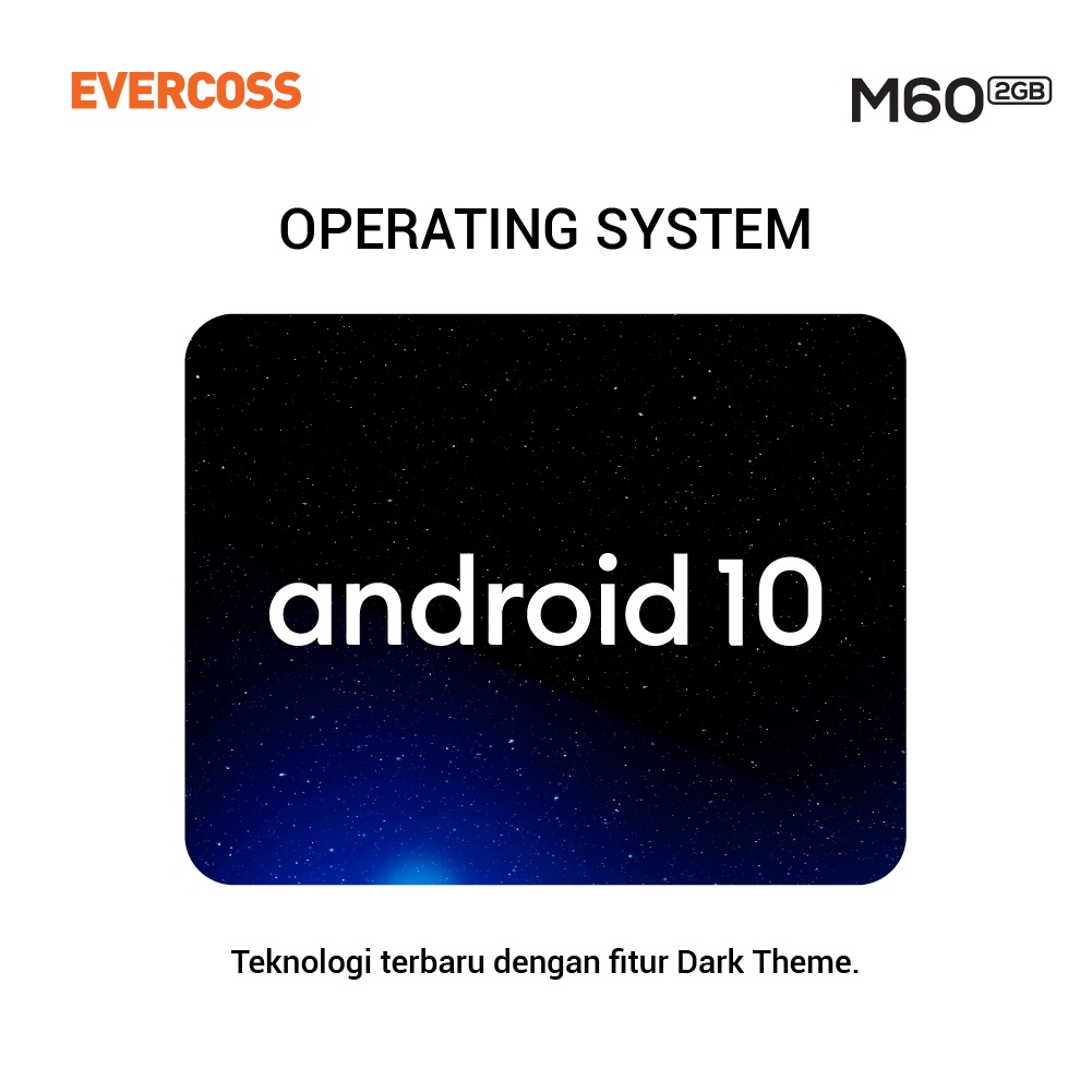 EVERCOSS M60 2GB/16GB Dual SIM 4G 5.7