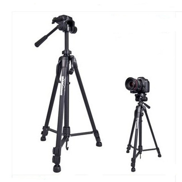 Weifeng Portable Lightweight Tripod Stand Max Height 1.58m - WF-3540 - Black