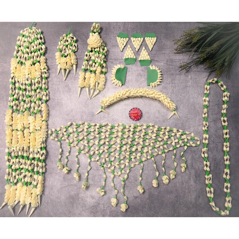 MELATI IMITASI SUNDA KOMBINASI MEKAR MELATI SINTETIS MELATI PALSU PENGANTIN SUNDA