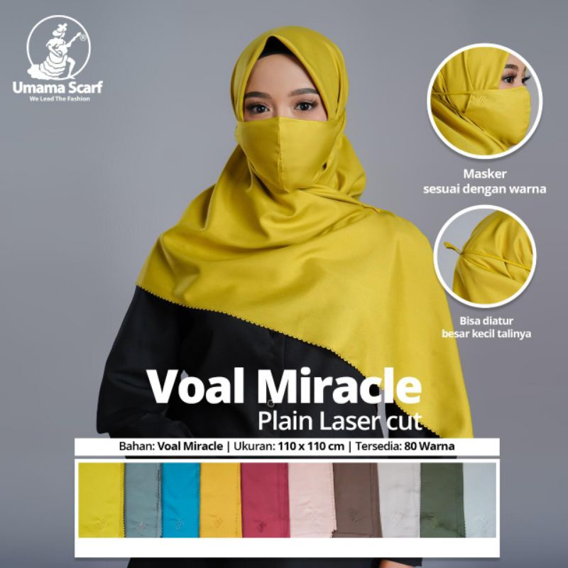 Voal miracle plain lc masker by umama
