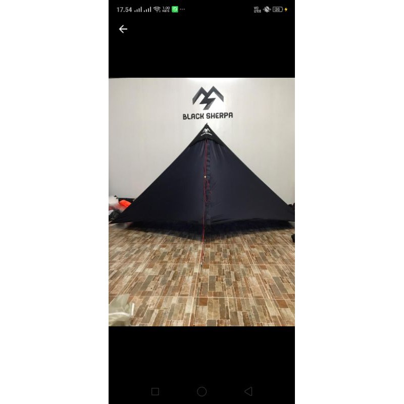 Tarp tent blacksherpa moska pro 1p