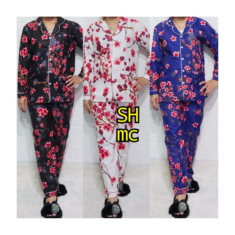 BAJU TIDUR/BAJU TIDUR WANITA/PIYAMA/SETELAN DEWASA/SETELAN CELANA/BAJU TIDUR DEWASA/BAJU TIDUR SETELAN/PIYAMA DEWASA/BAJU PIYAMA/BABYDOLL/SETELAN BABYDOLL/LENGAN PANJANG/BAJU TIDUR MOTIF/PIYAMA MOTIF/FLORAL/BUNGA/KEKINIAN/TERBARU/SETELAN/PP