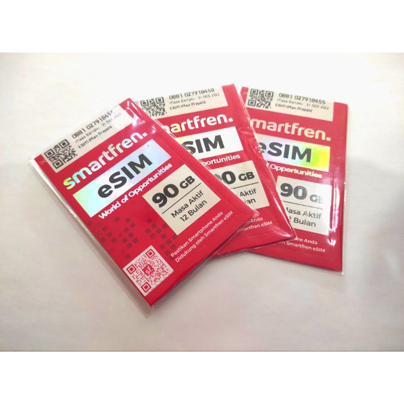 eSIM Smartfren 90GB