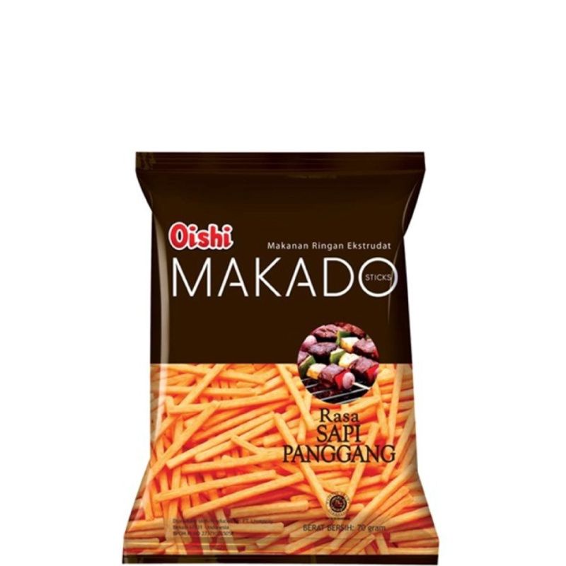 

OISHI MAKADO SAPI PANGGANG 60 GR AYES TOSERBA