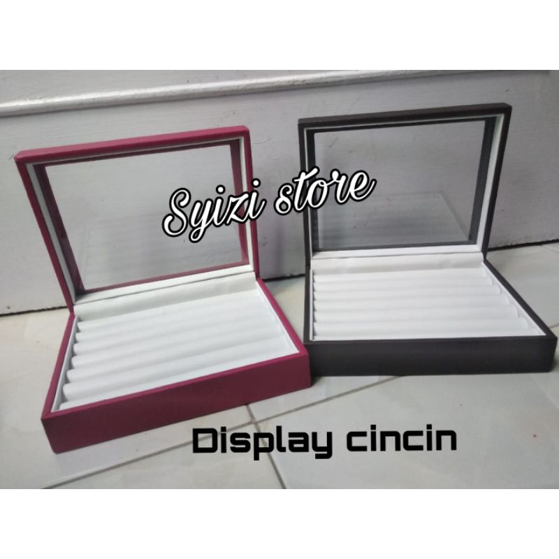 Display cincin/ tempat cincin/ kotak cincin/ display perhiasan