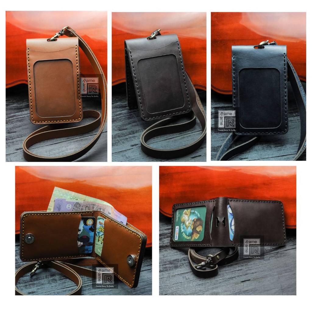 

Id Card Name Tag Holder Kulit Multipurpose