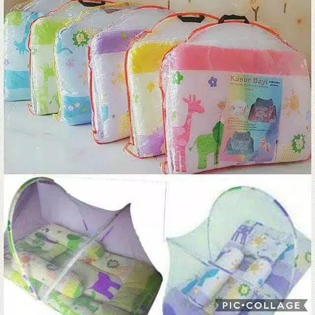 PROMO SET TEMPAT TIDUR BAYI-KASUR BAYI KELAMBU LIPAT BABY DREAM-KASUR KELAMBU ANTI NYAMUK BABY DREAM