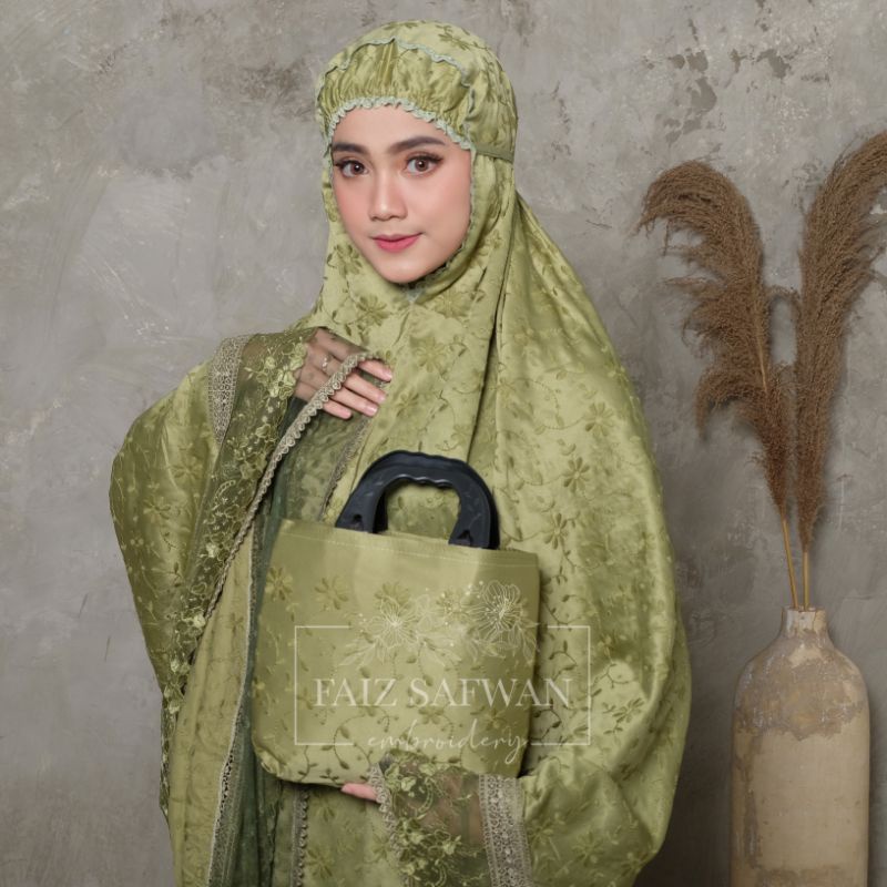 MUKENA SUTRA PARIS WARNA ORIGINAL