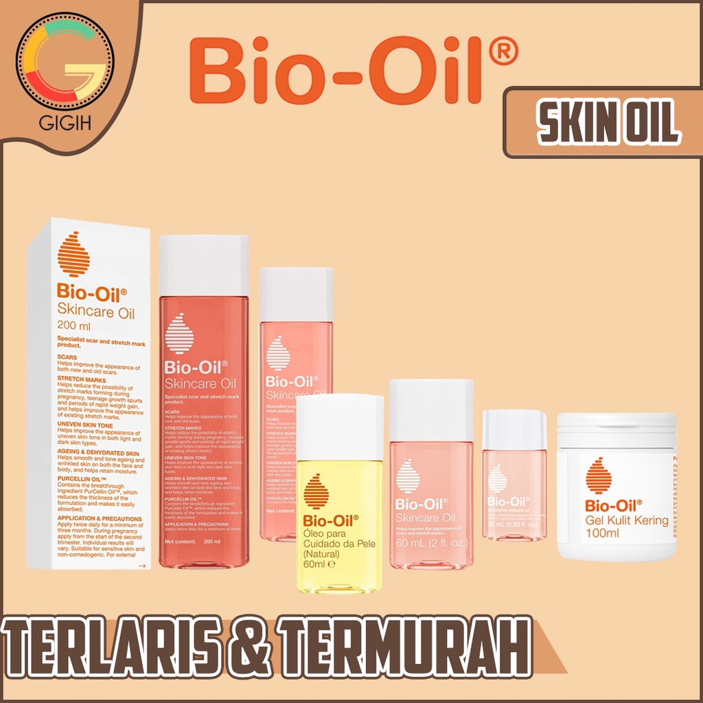 Bio Oil Natural 25ML,60Ml,50ml,100ML BPOM