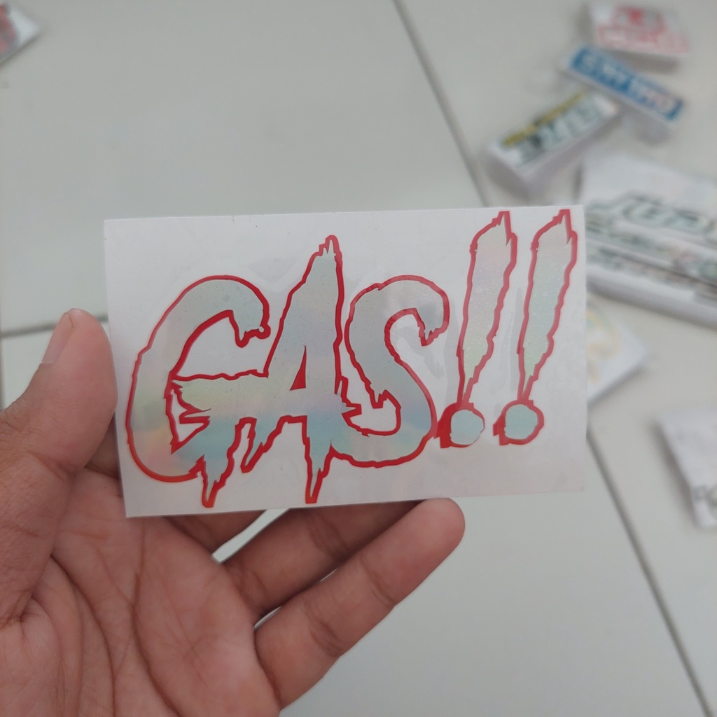 STICKER CUTTING GAS!!