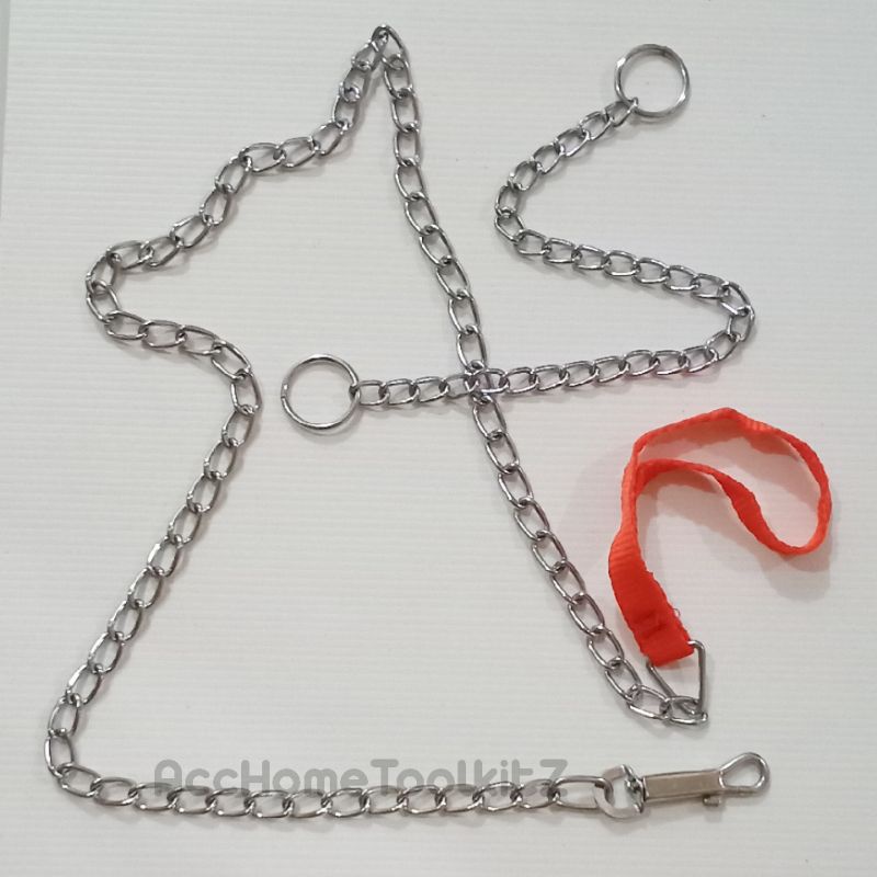Rantai Anjing Dog 3 " / Tali kalung Besi Stainless Tuntun Hewan Binatang Periharaan / Rantai Kaleb 3MM