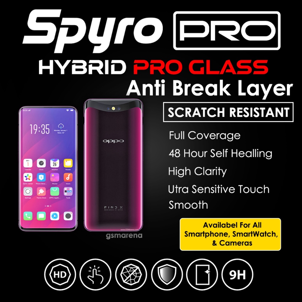 PREMIUM HYDROGEL OPPO FIND X2 PRO ANTI GORES FULL SCREEN SCREEN GUARD