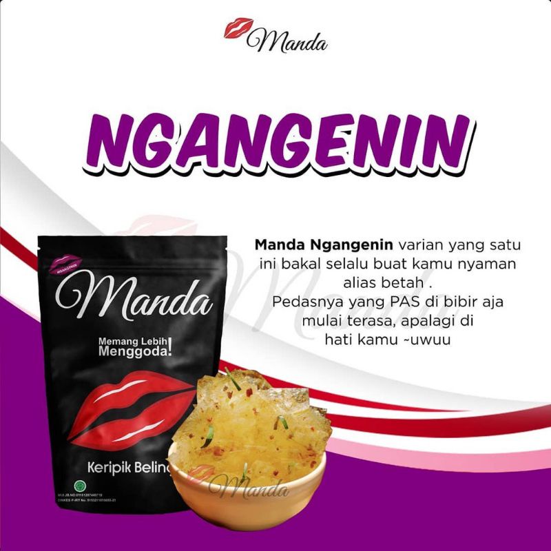 Paket Reseller MANDA BELING 1 DUS isi 30 PCS - Keripik Beling Manda Extra Daun Jeruk