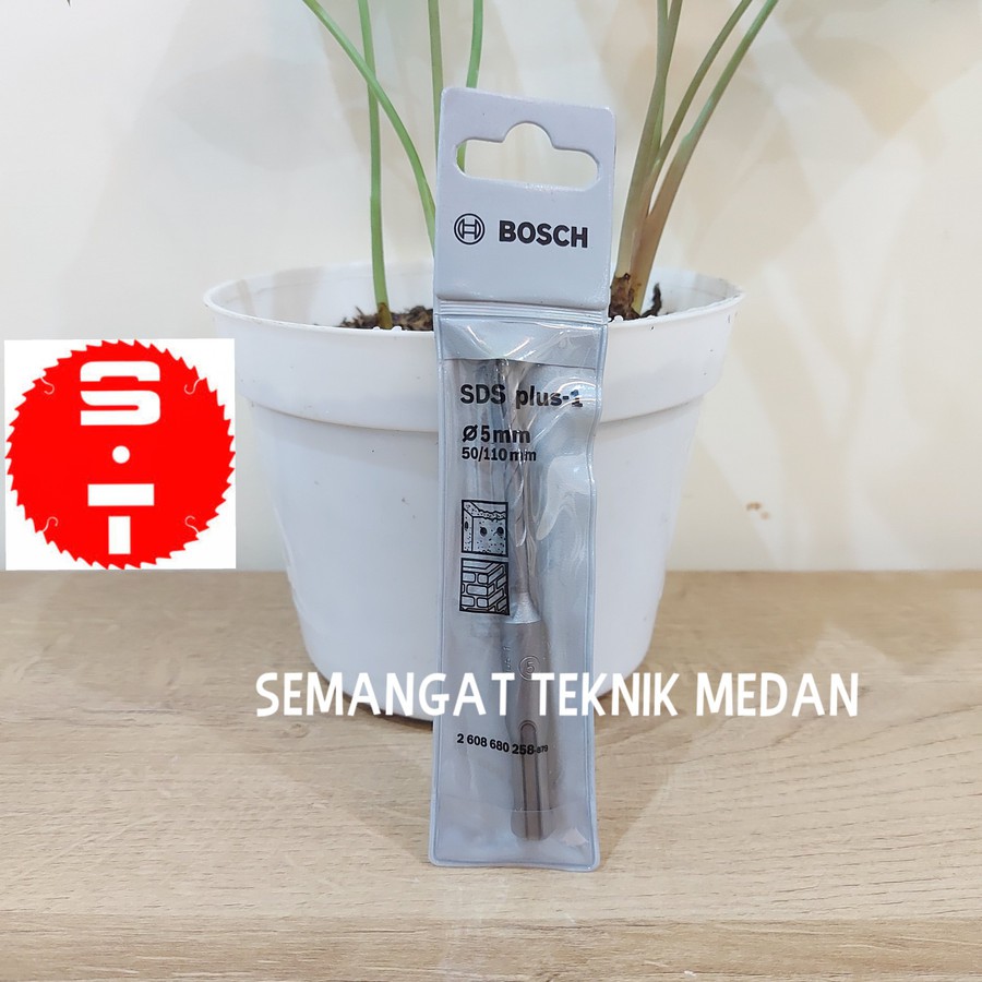 5mm MATA BOR SDS PLUS 1 BETON 5 mm 5mm x 50mm / 110mm BOSCH