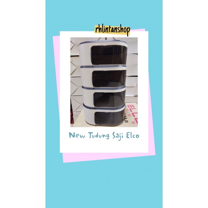 elco rios tudung saji generasi baru / tudung saji elco / tempat penyimpanan makanan / rak dapur