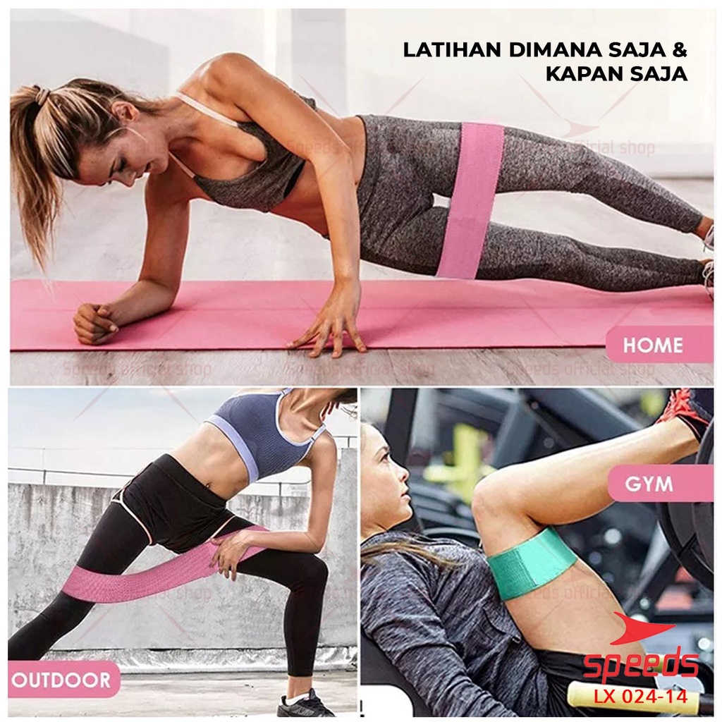 SPEEDS Tali Yoga Hip Bands Resistance Bands Tali Fitness Gym 024-14-7