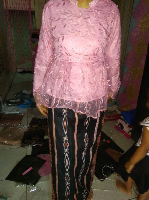 Couple Batik Adimas Balencia Brokat Tile Mutiara 146