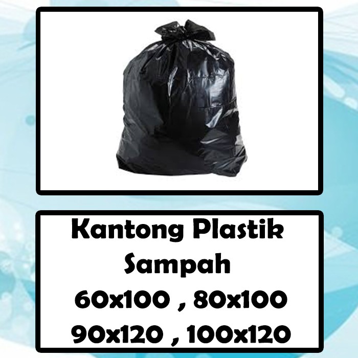 Kantong Plastik Sampah Besar Uk 60x100 , 80x100 , 90x120 , 100x120 Trash Bag Kresek