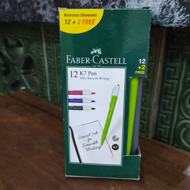 

BALLPEN MEKANIK K7 FABER CASTEL / PAK + 2 FREE 44809912