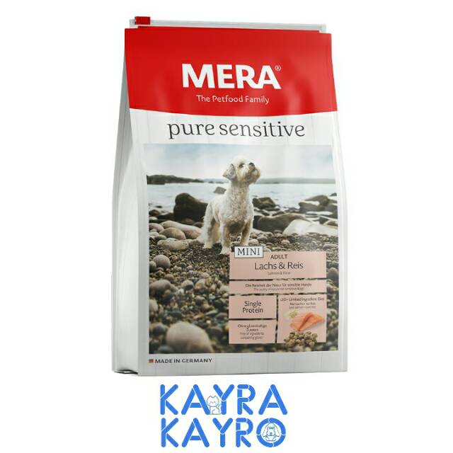 Mera Pure Sensitive Mini Salmon Rice For Adult Small Dog 1 Kg