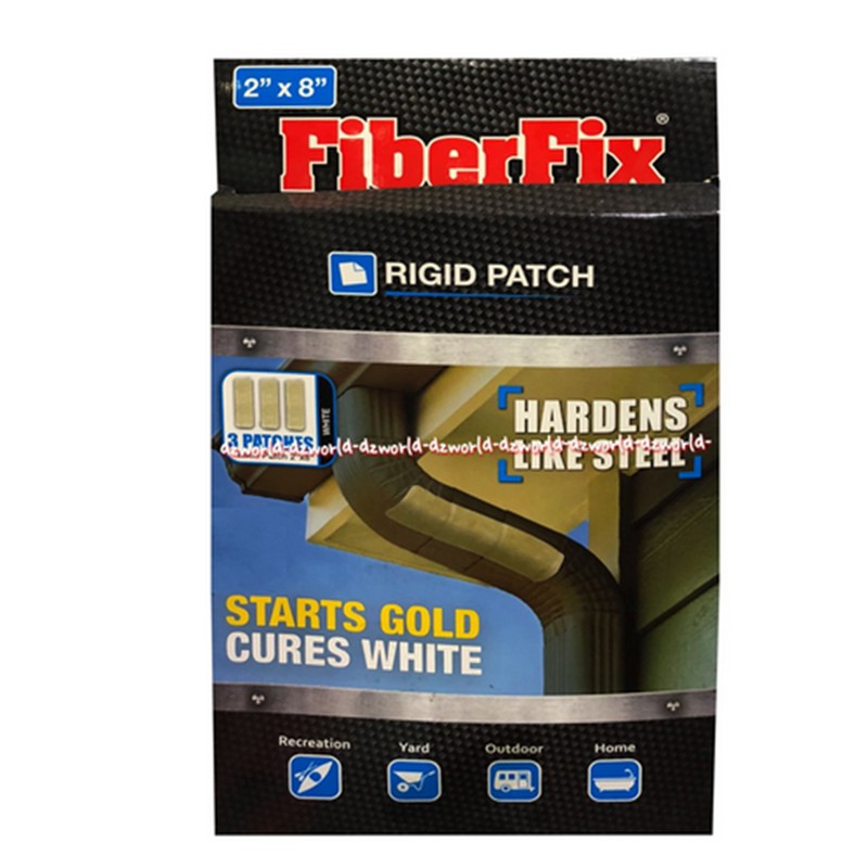 Fiberfix Rigid Patch Hardens Like Steel Plester Lakban Tambal 2 Inch