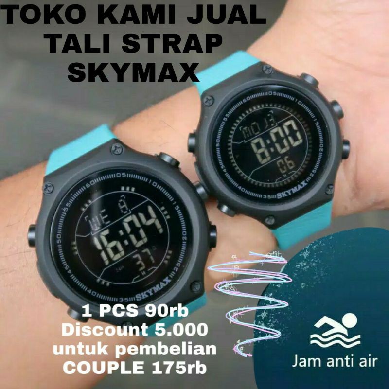 Original Jam Tangan Anti Air 30m Skymax Jam Tangan Skymax Sport Digital