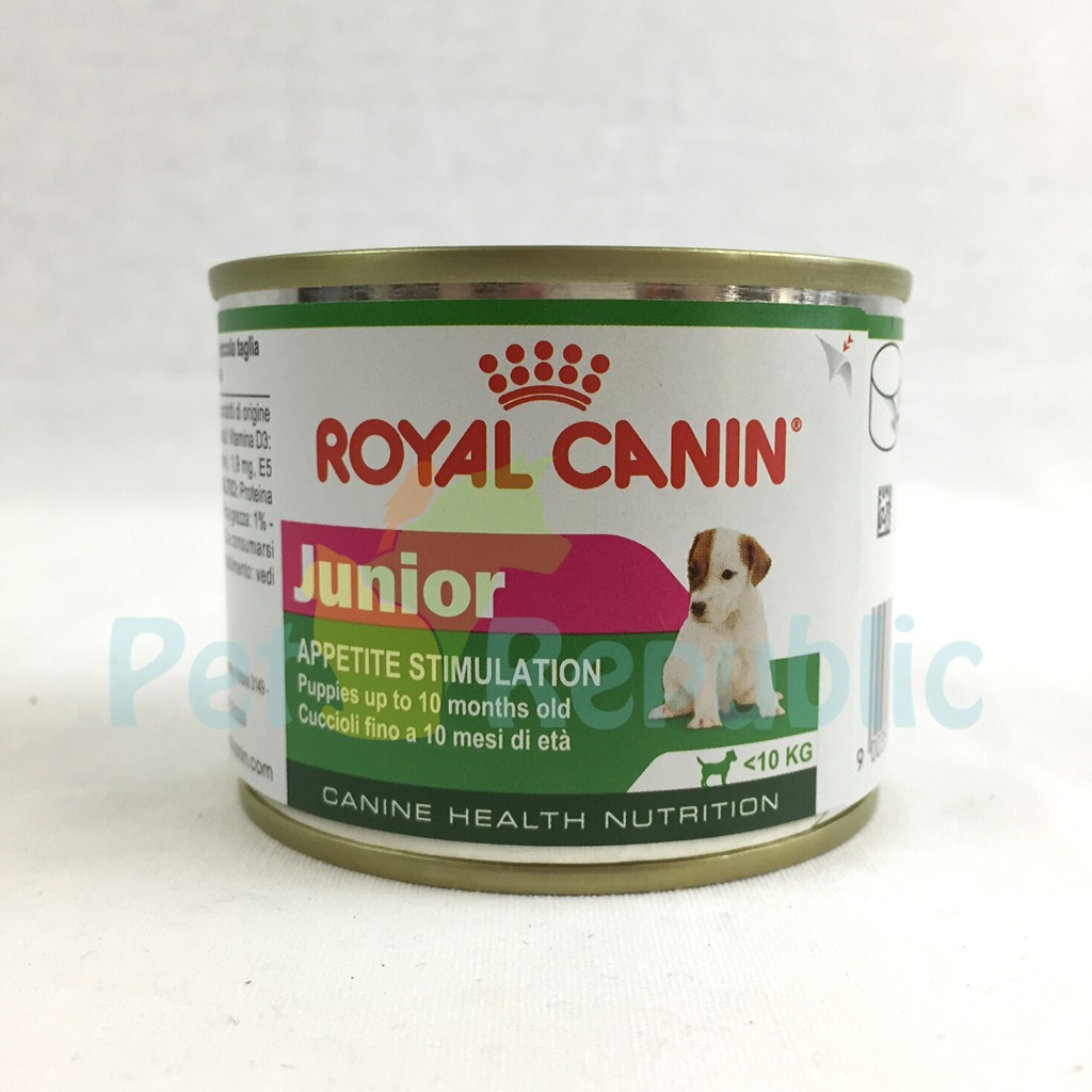 

Pet Republic Makanan Anjing Kaleng ROYAL CANIN Mini Junior Canned 195gr
