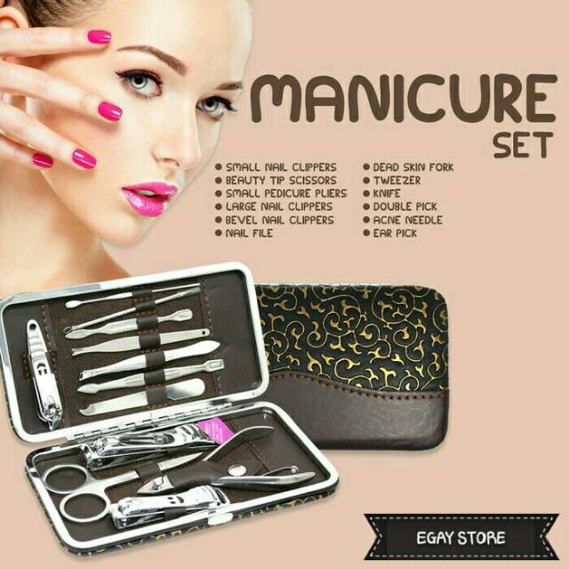 [NAIL ART] ALAT MENICURE PEDICURE SET GUNTING KUKU PERAWATAN KUKU TANGAN KAKI KECANTIKAN - TERLARIS