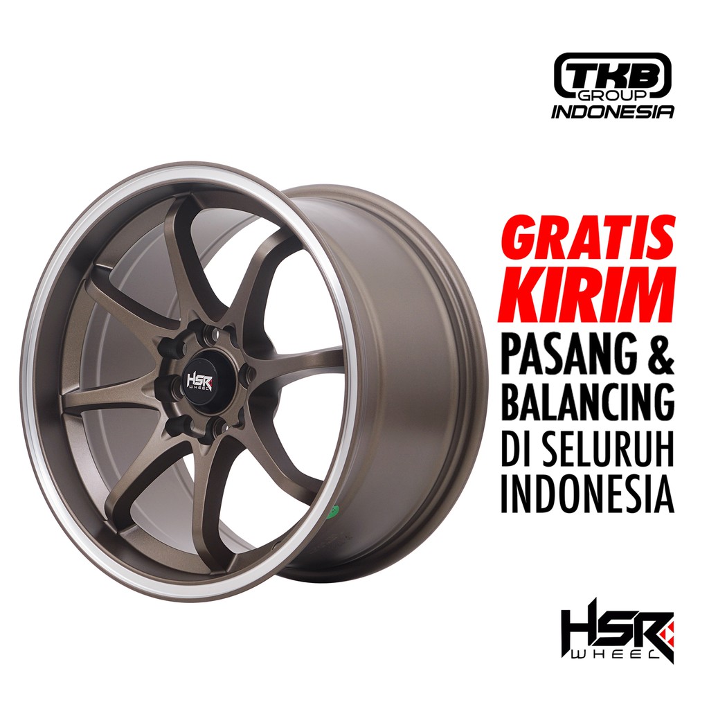 Velg Mobil avanza Ring 16 HSR HIROSHIMA JD6028 H8X100-114,3 ET42/35 SMBRZ/MR