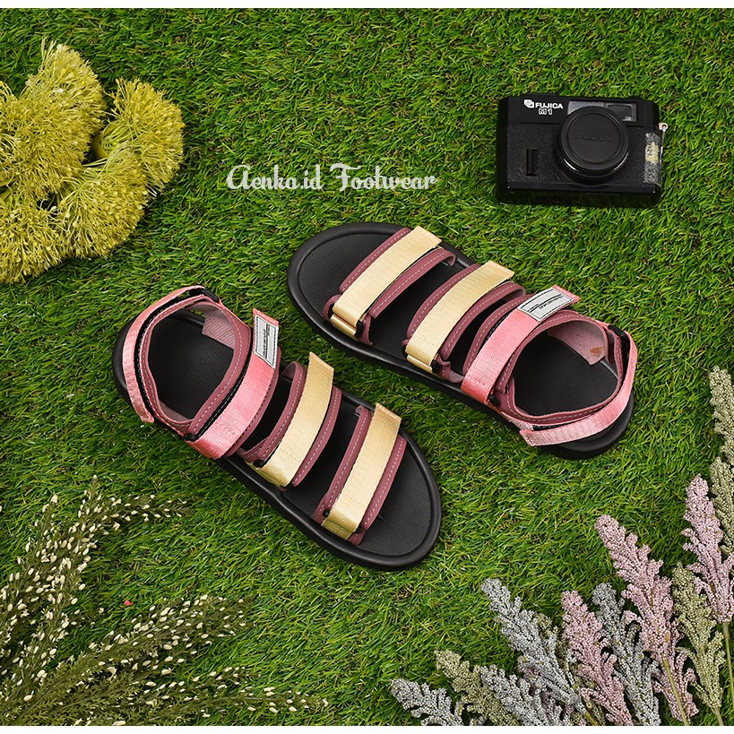 Naomi Lilac Strap 3 - Sandal Gunung Wanita Kekinian - Ringan Nyaman Anti Slip Empuk - Sendal Kasual