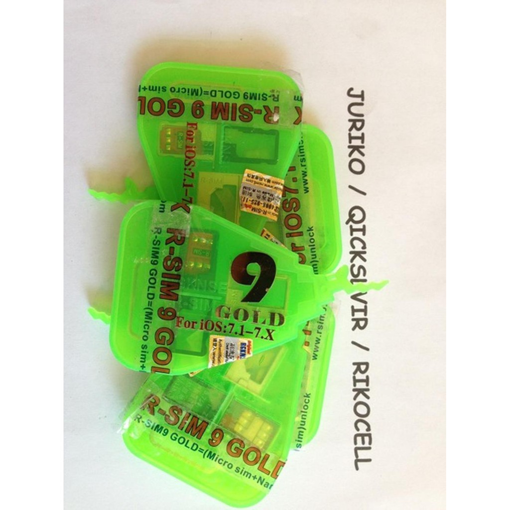 RSIM 9 GOLD Unlock Iphone 7 1