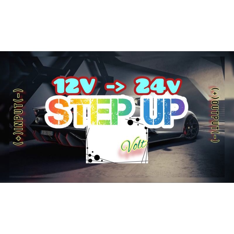 STEP UP Penambah tegangan 12V ke 24V