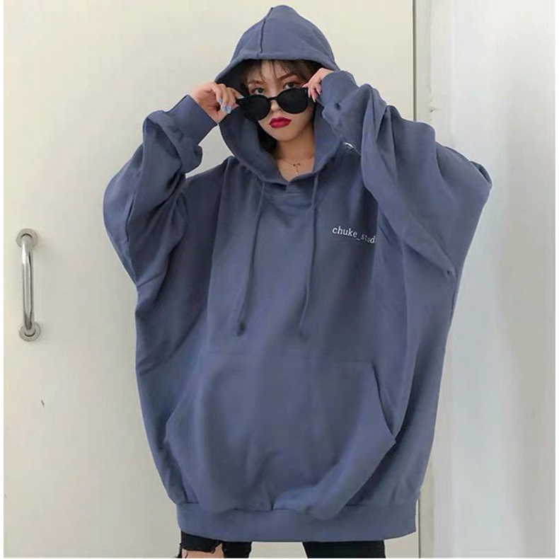 XXL CHUKE_STUDIO HOODIE SWEATER OVERSIZE / SWEATER WANITA OVERSIZE