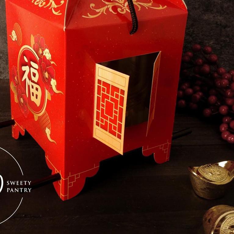

✳ box/dus/packaging toples kue kering imlek CNY TB-CHARIOT ♗