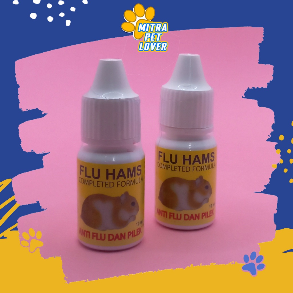 OBAT FLU HAMSTER - FLU HAMS 10 ML - ANTI PILEK INFEKSI PERNAPASAN AKUT INGUS PARAH BATUK HAMSTER TIKUS - MURAH GARANSI KUALITAS ASLI ORIGINAL - PET ANIMAL HEALTHCARE &amp; VETERINARY TAMASINDO KESEHATAN VITAMIN TERNAK HEWAN BINATANG PELIHARAAN MITRAPETLOVER