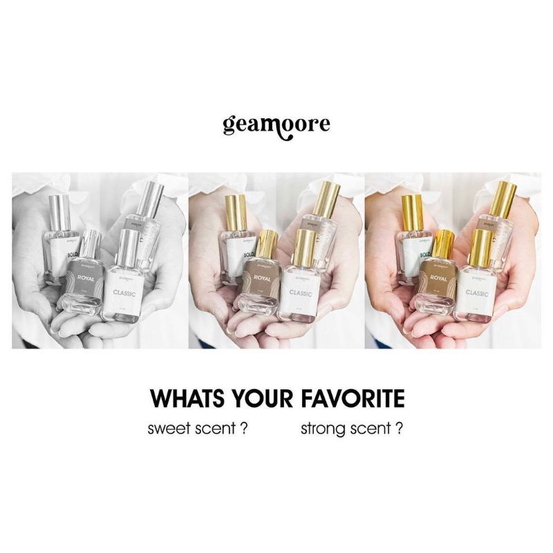 GEAMOORE UNISEX PARFUME 11ML (FREE GIFT)